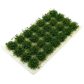 Модельная трава цветы зеленые - 28шт 10мм