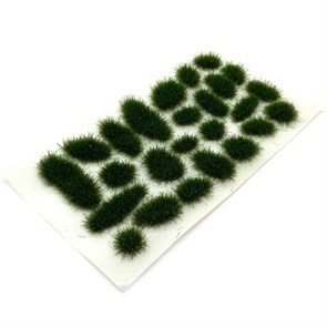 Модельная трава темно-зеленая - 6мм