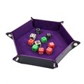 Dice Tray для кубиков TORNSCAPE DND Чёрный с фиолетовым - фото 12638