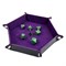Dice Tray for dice TORNSCAPE DND Black with purple - photo 18052