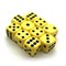 Dice Set 10 pcs. D6 Matte Yellow 16 mm with Rounded Corners - photo 18073