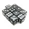 Dice Set 10 pcs. D6 Transparent Black 16 mm with Square Corners - photo 21630