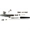Airbrush for Nail Art and Models OW "Spectrum-2" Self-Centring Nozzle 0.2 mm - photo 21975