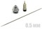 Set for Airbrushes, 0.5 mm, Self-Centring (Needle, Nozzle, Air Cap Body) OW - photo 22589