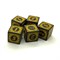 Dice D6 16 mm 5pcs. Gaming Yellow - photo 25313