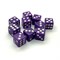 Dice D6 12 mm 10pcs. Purple - photo 25318