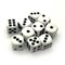 Dice D6 16 mm 10pcs. White - photo 25320