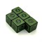 Dice D6 16 mm 5pcs. Gaming Green - photo 25323