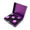 Dice D6 Aluminium 16 mm 5pcs. Purple in Case - photo 25334