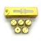 Dice D6 Aluminium 16 mm 5pcs. Gold in Tube - photo 25338