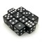 Dice D6 16 mm 10pcs. Black with Sharp Corners - photo 25342