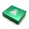 Dice D6 Aluminium 16 mm 5pcs. Green in Case - photo 25360