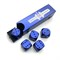 Dice D6 Aluminium 16 mm 5pcs. Blue in Tube - photo 25372