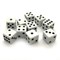 Dice D6 16 mm 10pcs. White with Sharp Corners - photo 25376