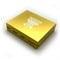 Dice D6 Aluminium 16 mm 5pcs. Gold in Case - photo 25394