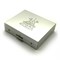 Dice D6 Aluminium Silver 16 mm 5pcs. in Case - photo 25401