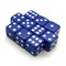 Dice D6 16 mm 10pcs. Blue with Sharp Corners - photo 25402