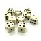 Dice D6 16 mm 10pcs. Beige with Sharp Corners - photo 25405