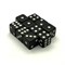 Dice D6 12 mm 10pcs. Black - photo 25406