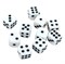 Dice D6 12 mm 10pcs. White - photo 25419