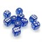 Dice D6 14 mm 10pcs. Blue Transparent - photo 25438