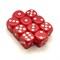 Dice D6 16 mm 10pcs. Red - photo 25451