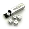 Dice D6 Aluminium Silver 16 mm 5pcs. in Tube - photo 25459