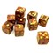 Dice Set 10 pcs. D6 Pearlescent "Fury of the Forest" 16 mm with Square Corners - photo 25477