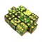 Dice Set 10 pcs. D6 Pearlescent "Green Dragon" 16 mm with Square Corners - photo 25478