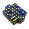 Dice Set 10 pcs. D6 Pearlescent "Abyss" 16 mm with Square Corners - photo 25481