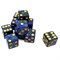 Dice Set 10 pcs. D6 Pearlescent "Abyss" 16 mm with Square Corners - photo 25482