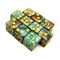 Dice Set 10 pcs. D6 Pearlescent "Healing Wounds" 16 mm with Square Corners - photo 25483