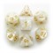 7-Piece RPG Dice Set — Pearlescent White with Gold - photo 25489