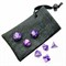 7-Piece RPG Dice Set — Purple with Gold - photo 25500
