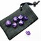 7-Piece RPG Dice Set — Purple with Gold - photo 25501