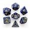 7-Piece RPG Dice Set — Pearlescent Black-Blue - photo 25503