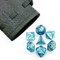7-Piece RPG Dice Set — Pearlescent Turquoise - photo 25512