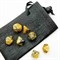 7-Piece RPG Dice Set — Pearlescent Black-Yellow - photo 25521