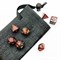 7-Piece RPG Dice Set — Pearlescent Black-Red - photo 25524