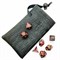 7-Piece RPG Dice Set — Pearlescent Black-Red - photo 25525