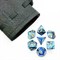 7-Piece RPG Dice Set — Black-Blue with Gold - photo 25537