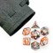 7-Piece RPG Dice Set — Orange-Grey - photo 25540