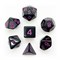 7-Piece RPG Dice Set — Black with Purple - Classic - photo 25546