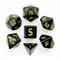7-Piece RPG Dice Set — Black with Yellow - photo 25550