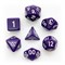 7-Piece RPG Dice Set — Purple with White - photo 25561
