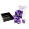 Dice Set 36 pcs. D6 Purple with Sharp Corners 12 mm - photo 25570