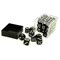 Dice Set 36 pcs. D6 Black 12 mm - photo 25580