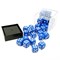 Dice Set 36 pcs. D6 Blue 12 mm - photo 25584