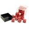Dice Set 36 pcs. D6 Red with Sharp Corners 12 mm - photo 25590