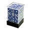 Dice Set 36 pcs. D6 Blue with Sharp Corners 12 mm - photo 25611